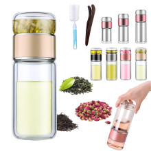 Glass Tea Infuser 3-in-1 Double-Layer Leak-Proof