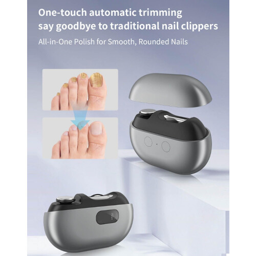 Electric Nail Clippers for Seniors with LED Light 1