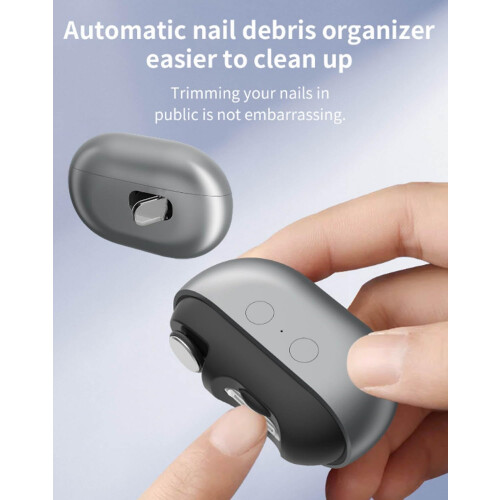 Electric Nail Clippers for Seniors with LED Light 2