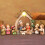 Christmas Nativity Scene Resin Set with LED Light 1