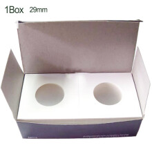 RAINB Coin Holder Storage Box Square Cardboard 12 Pack