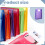 6 Pcs A4 Plastic Wallets Folders Popper Wallet Document Pockets Envelope File Folder with Button Closure Card Slot 3