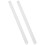 White Plastic Side-Mount Drawer Slides 8