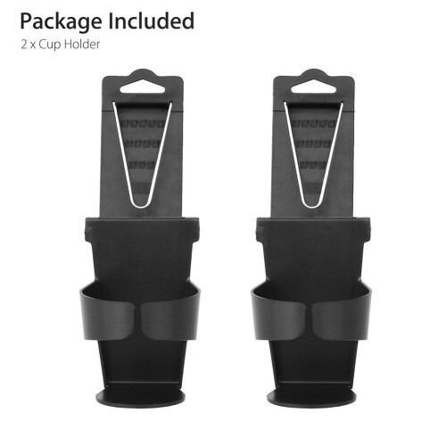 Car Cup Holder Adjustable Seat Back Mount 2 Pcs 1