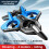 RC Foam Airplane Drone with Altitude Hold and LED Lights 7