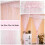 LELINTA Tassel Drapery Bead Curtain Panel 2m x 1m Silver 2