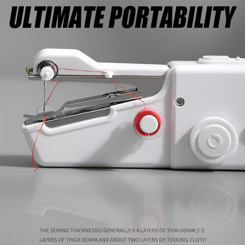 Pureutil Mini Handheld Sewing Machine Cordless Portable 1
