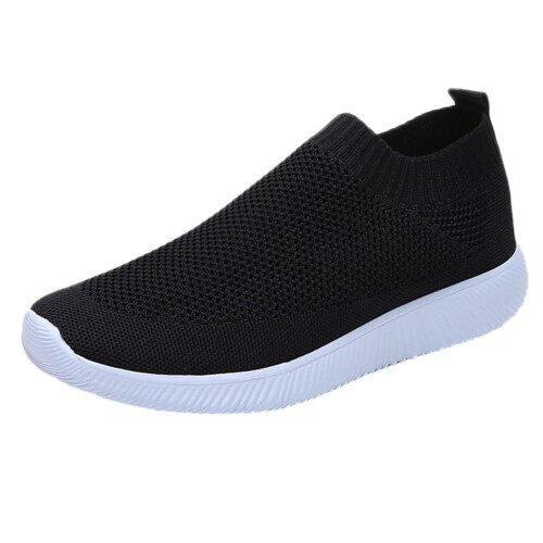 Women's Wedge Sneakers Spring Summer Breathable Solid Color