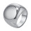 Women's Stainless Steel Minimalist Ring Silver Size 8 1