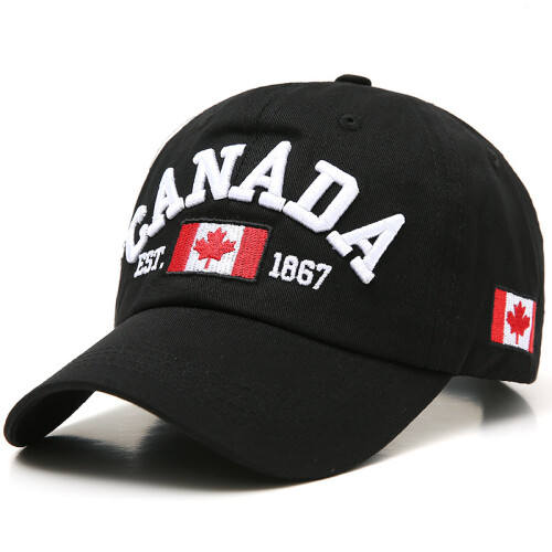 Baseball Cap Maple Leaf Flag Embroidery Unisex Dad Hat 2