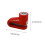 Red Metal Anti-Theft Scooter Lock 1 Piece 2