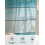 Teal Green Gradient Sheer Curtains 52x63 in, Wood Grain 6