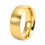 Stainless Steel Arc Ring Gold 8mm Size 7 1