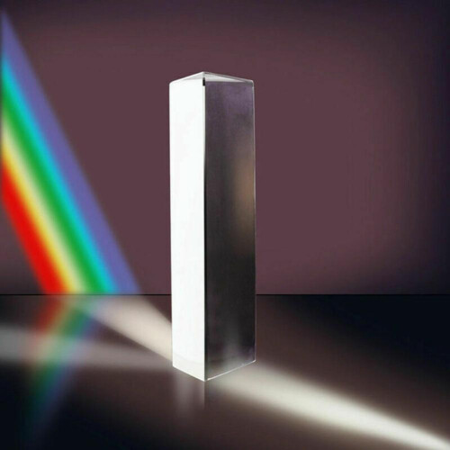 Optical Glass Triple Triangular Prism 20x20x90mm 2