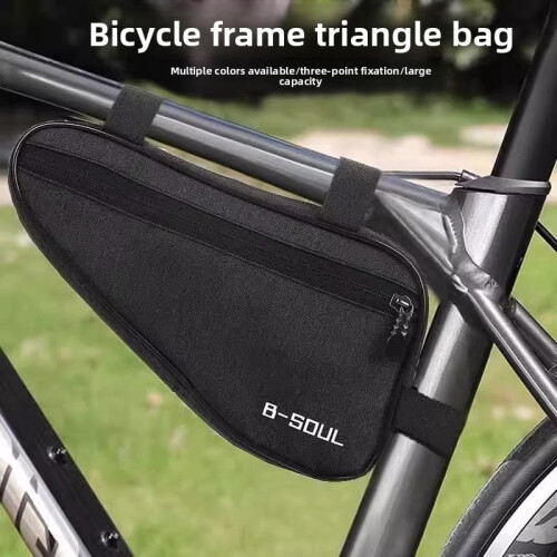 Bike Frame Bag Triangle Lightweight Front Beam Storage Pouch 1