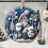 White and Blue Acrylic Christmas Ornaments Snowman Tree 4