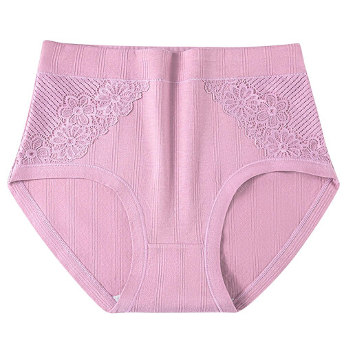 Women's Cotton High Waist Floral Briefs Full Coverage 2