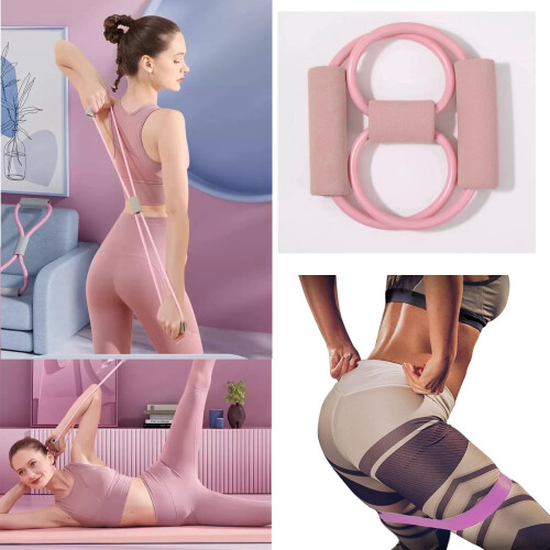 Pilates Essentials Kit for Women with Ring Ball Booty Bands 2