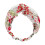 Women's Embroidered Flower Headband with Smooth Net Yarn 2