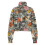 Cropped Hoodie Sweatshirt Camo Forest Gray Half Zip 5