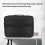 Important File Pocket Holder,Document Organizer Box,Oxford Waterproof Document Storage Bag with Safe Code Lock (Black) 2