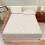 Queen Fitted Sheet Set with Pillowcases Floral Beige 6