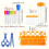 Sports Skill Development Tool Kit, Including Extra Large Test Tubes, Colored Silicone Droppers, Orange Storage Boxes 6