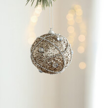 Karymi Rose Gold Shatterproof Christmas Bauble 3 inch