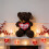 Teddy Bear Plush Toy with Heart Accessory Brown 30x15cm 1