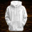 Women's Hoodie Sweatshirt Long Sleeve Pullover White 1
