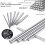 304 Stainless Steel Round Rod 3mm x 200mm 10Pcs 3