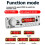 2x100W 12V Amplifier Audio Player  5.0 MP3 Decoder Board MP3 Player Car FM Radio Module USB Mic Record Call 3