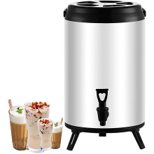 Stainless Steel Beverage Dispenser 10L Insulated with Spigot