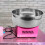 Stainless Steel Cotton Candy Machine Round Tray Silver 2 Pcs 4