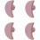 Wooden Cabinet Handles Beech Moon Shape 4 Pcs 1