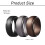 Silicone Wedding Ring for Men 8mm Width 3-Pack Size 8 2