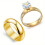 Stainless Steel Couples Engagement Band Set 2 pcs 7