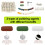Polishing Buffing Wheel Kit Felt Wool Pads 237 pcs 7