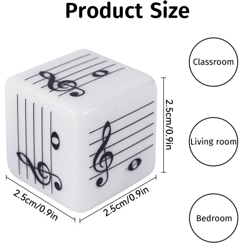 Oversized Christmas Gift Exchange Dice 4 Inch 1