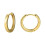 O-Shaped Zircon Micro Stud Earrings 6-Pair 4