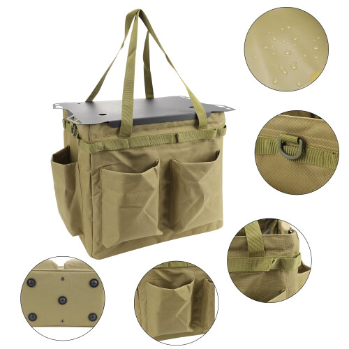 Camping Storage Tote Bag with Handle for Cookware Organizer 2