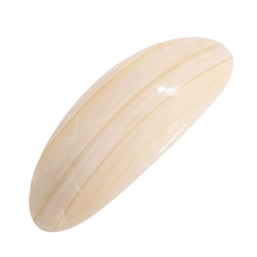Acetate Hair Clip Oval Design Strong Grip 1 Piece