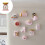 Resin Refrigerator Magnets Cake Milk Set 6pcs 3