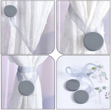 Magnetic Curtain Tie Adjustable No-Drill Decorative Strap