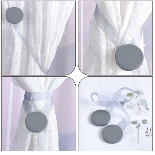 Magnetic Curtain Tie Adjustable No-Drill Decorative Strap
