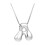 Bubble Letter Necklace Silver Gold Initial Pendant 1