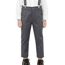 Boys' School Uniform Pants Dark Gray Size 150