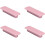 Wooden Cabinet Handles Beech Color 4 pcs Rectangular 64 mm 1