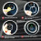 Crystal Rhinestone Car Start Stop Button Rings 2 PCS 7