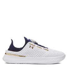 (7.5 UK, White/Gold) Under Armour Mens SlipSpeed Trainers